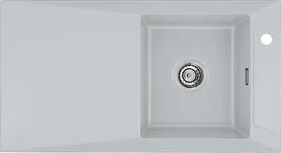 Produktbild von Spüle KeraDomo SIRO 90 Alu mit Handbetätigung