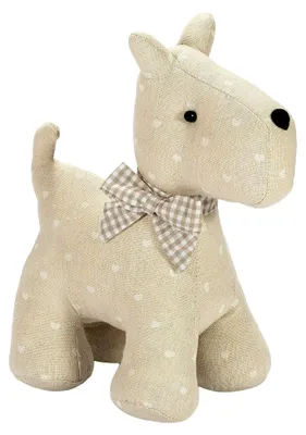 Produktbild von Türstopper Hund, 1,5 kg schwerer Stoff Türstopper im Terrier-Design, Deko für Hundeliebhaber
