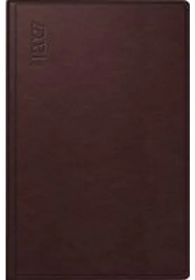 Produktbild von rido/idé 7016168277 Taschenkalender Mod. partner/Industrie I 2027 A7, Leder, dunkelrot