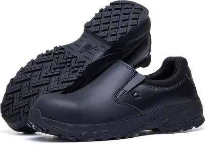 Produktbild von Shoes For CREWS BRANDON Sicherheitshalbschuh S3L, nachhaltig produziert, schwarz, zum Schlupfen, Gr. 42