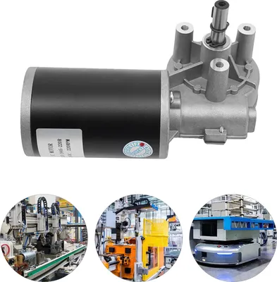 Obrázek produktu pro Motor s převodovkou, 24 V, 45 W, převodový poměr 3:60, jmenovitá rychlost 160 ± 20 ot./min, volnoběžné otáčky 220 ot./min