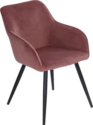 Produktbild von Vintage-Stuhl GISELE Samt rosa