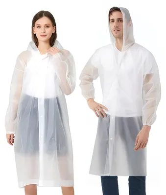 Obrázek produktu pro Průhledné pláštěnky, 3 kusy, vhodné pro festivaly a outdoorové aktivity