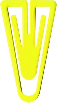 Produktbild von Büroklammern Plastiklips 35mm VE=1000 Stück gelb