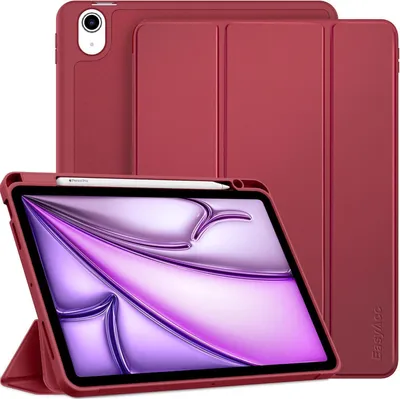 Obrázek produktu pro Pouzdro pro iPad Air M2 11 palců (2022), Air 4 (2020), s držákem na stylus, barva: vínová