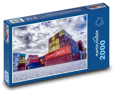 Produktbild von martinpuzzle - Puzzle 2000 Teile - Containerport