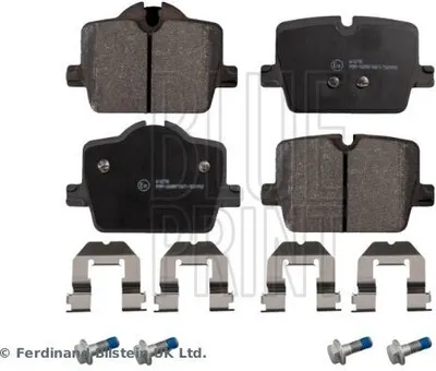 Produktbild von BLUE PRINT Bremsbeläge Satz Hinten für BMW 3 Touring (G21) ADBP420050