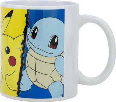Produktbild von Pokemon Pikachu Shiggy Bisasam Glumanda Kaffeetasse Teetasse Tasse Geschenkidee