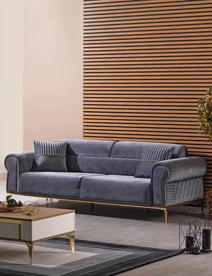 Produktbild von Sofa Polstercouch Dreisitzer Couch Sitzmöbel Polster Möbel Polstermöbel