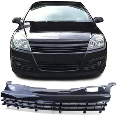 Kühlergrill Sportgrill Grill für Opel Astra H 2004-2006 Vorfacelift 5-Türer – Produktansicht