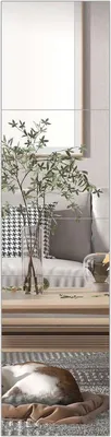 Dekorative Spiegelaufkleber für Küche und Wohnzimmer - Flexible HD Spiegelfliesen (30x30cm) für Wanddekoration und