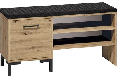 Obrázok produktu pre Skriňa na topánky so sedadlom MEVIA 05 dub artisan