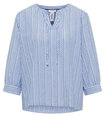 Produktbild von Structured Stripe Blouse 21838 blouse blue Größe XXL