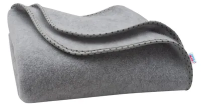 Obrázok produktu pre Detská fleecová deka New Baby 100x75 sivá hviezdičky