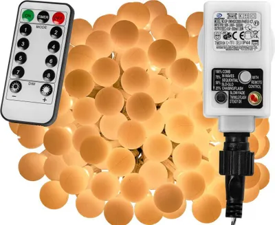 Obrázek produktu pro VOLTRONIC Párty osvětlení 5 m, 50 LED, teple bílé, ovladač