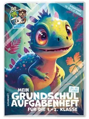 Produktbild von Häfft Lernfreunde Grundschul-Hausaufgabenheft Kleiner Dino DIN A5