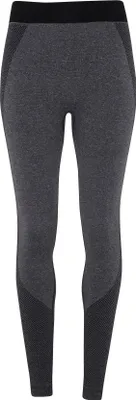 Image de Leggings de sport pour femmes TriDri avec coupe 3D, sans coutures RW6555 (S) (Noir)