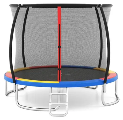 Produktbild von Gartentrampolin mit Sicherheitsnetz & Leiter Ø 366cm Bunt