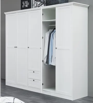 Produktbild von Kleiderschrank Schlafzimmerschrank Drehtürenschrank Schrank "Landsted III"