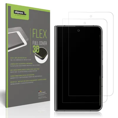 Produktbild von 2x Full Cover Schutzfolie matt für Google Pixel Fold Panzerfolie Anti-Shock