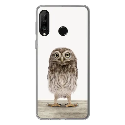 Produktbild von MuchoWow® Handyhülle Schutzhülle Hülle für Huawei P30 Lite Eule - Braun - Eulenküken - Kinder - Jungen - Mädchen Silikon Softcase Handy Hülle - Handyhülle