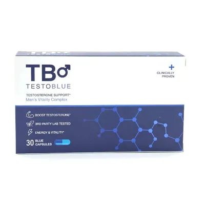 Immagine prodotto di TB TestoBlue – 30 capsule – con aminoacidi, maca, tribulus terrestris e zinco