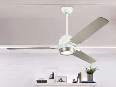Produktbild von Moderner Deckenventilator leise mit LED Licht und Fernbedienung Ø152cm, 3 Stufen