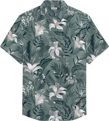 Obrázek produktu pro Jack & Jones Hawaii Aop Košile s krátkým rukávem Zelená M Pánská Zelená M