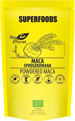 MACA SPROSZKOWANA BIO 150 g - BIO PLANET SUPERFOODS