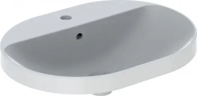 Produktbild von Geberit Geberit Einbauwaschtisch VariForm elliptisch 600x450mm m HL m ÜL we KT