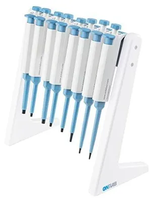 Obrázek produktu pro Lineární stojan na pipety pro laboratoř – pro 8 pipet
