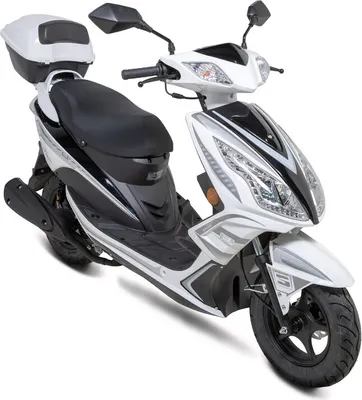 Produktbild von Motorroller GT3 50ccm 45km/h, Euro 5, weiß, mit Top Case GT Union