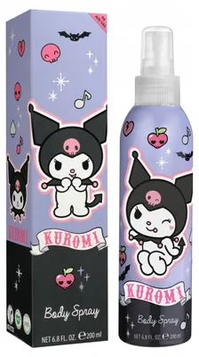 Image de Sanrio Kuromi, brume pour le corps pour enfants, 200 ml