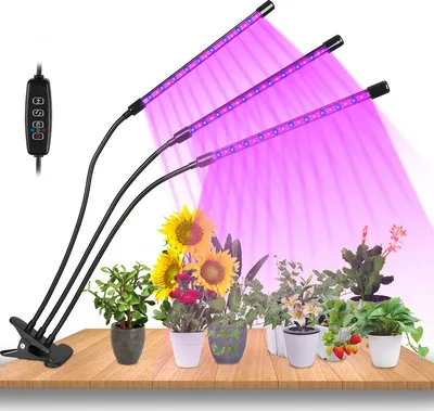 Produktbild von Jopassy LED Pflanzenlampe Vollspektrum Pflanzenlicht Zimmerpflanzen 30W Wachstumslampe Grow Lampe