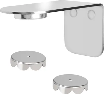 Immagine prodotto di bremermann Purezza portasapone magnetico - sapone sospeso liberamente tramite magnete - colla o trapano, lucido s/s