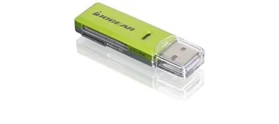 Produktbild von iogear GFR204SD, microSDHC, SD, SDHC, SDXC, Grün, 9,07 g, 36,28 g, 0 - 50 °C, -25 - 60 °C