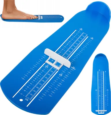 Produktbild von Verk 01824 Fußlängenmesser für Kinder, 15–31 cm, blau