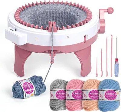Produktbild von Famanu Strickmaschine - 48 Nadeln - Für Anfänger und Fortgeschrittene