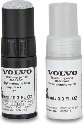 Image de Crayon de retouche VOLVO Noir Onyx 717 - Neuf, Original & Distributeur agréé