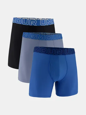 Produktbild von Herren-Boxershorts UNDER ARMOUR UA PERFORMANCE TECH - SOLID 6 -3PK 1383878-448 BLAU Größe: XXXL