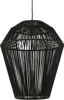 Produktbild von Light & Living - Hängeleuchte Deya - Schwarz - Ø45cm Hängelampe - Esstischlampe - Wohnzimmerlampe - Schlafzimmerlampe - Wohnzimmer