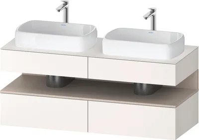 Produktbild von DURAVIT QA4767091840010 QAT KWTU WH Eck 1400x550x600 Wß Smt H