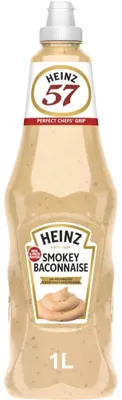 Zdjęcie produktu dla Sos Heinz Smokey Baconnaise o smaku wędzonego boczku, 1000 ml