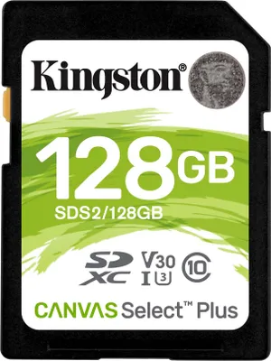 Zdjęcie produktu dla Kingston 128GB SDXC Canvas Plus UHS-I SDS2/128GB