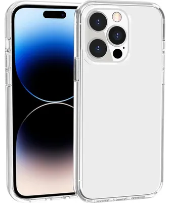 Produktbild von Mobigear Crystal – Transparente Schutzhülle für das iPhone 14 Pro, Hartschale, Rückseite – Transparent