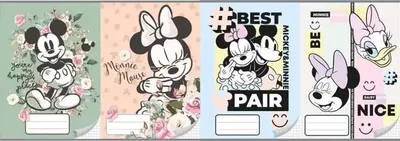 Obrázok produktu pre Zošit A5/16K, trojité linky, farebný, Minnie (20 ks) – Beniamin