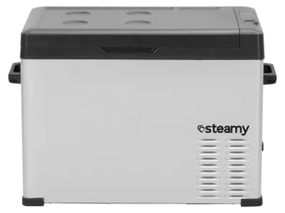 Kompressor-Kühlbox 36 L, 12V/230V, -20°C bis +20°C, Silber