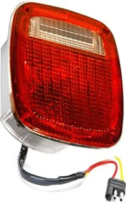 Produktbild von Rückleuchte links US Chromgehäuse Jeep CJ 76-86