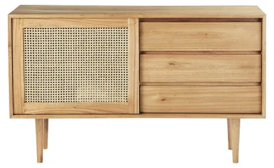 Produktbild von Kommode Mindi Rohrgeflecht 135 cm modern