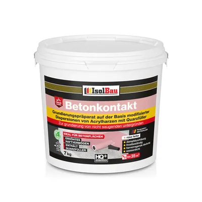 Produktbild von Isolbau Betonkontakt - 7 kg Betongrund zur Grundierung von glatten Untergründen aus Beton und Stahlbeton